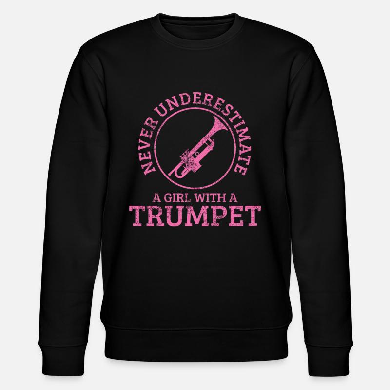 Trompete Trompeter - Stanley/Stella Unisex Bio-Sweatshirt CHANGER - Schwarz