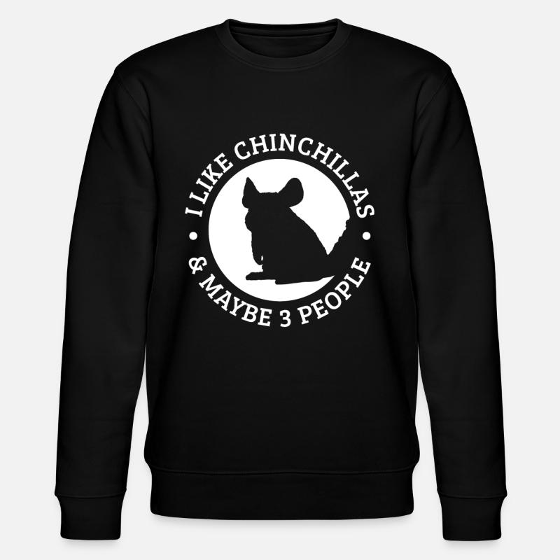 Chinchilla - Stanley/Stella Unisex Bio-Sweatshirt CHANGER  - Schwarz