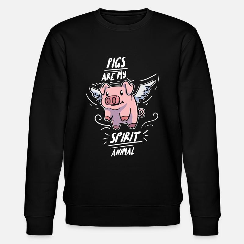 Pig Piglet Piggy Pig - Sweat bio CHANGER Stanley/Stella Unisexe - noir