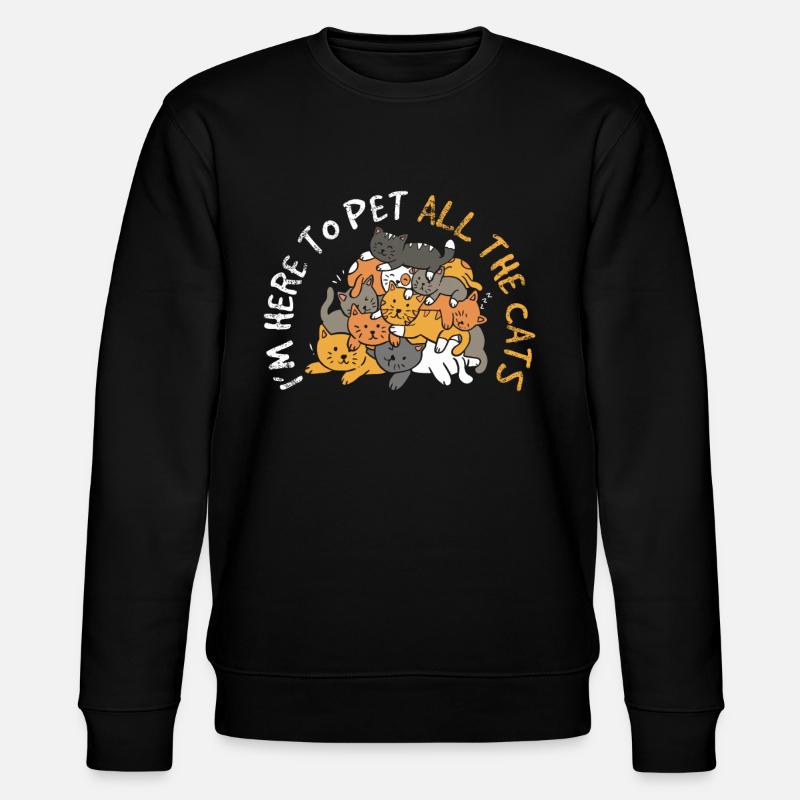 Les chats - Sweat bio CHANGER Stanley/Stella Unisexe - noir