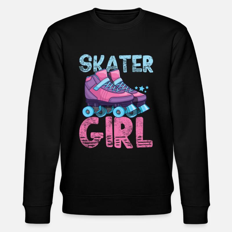 Rollschuhe - Stanley/Stella Unisex Bio-Sweatshirt CHANGER  - Schwarz