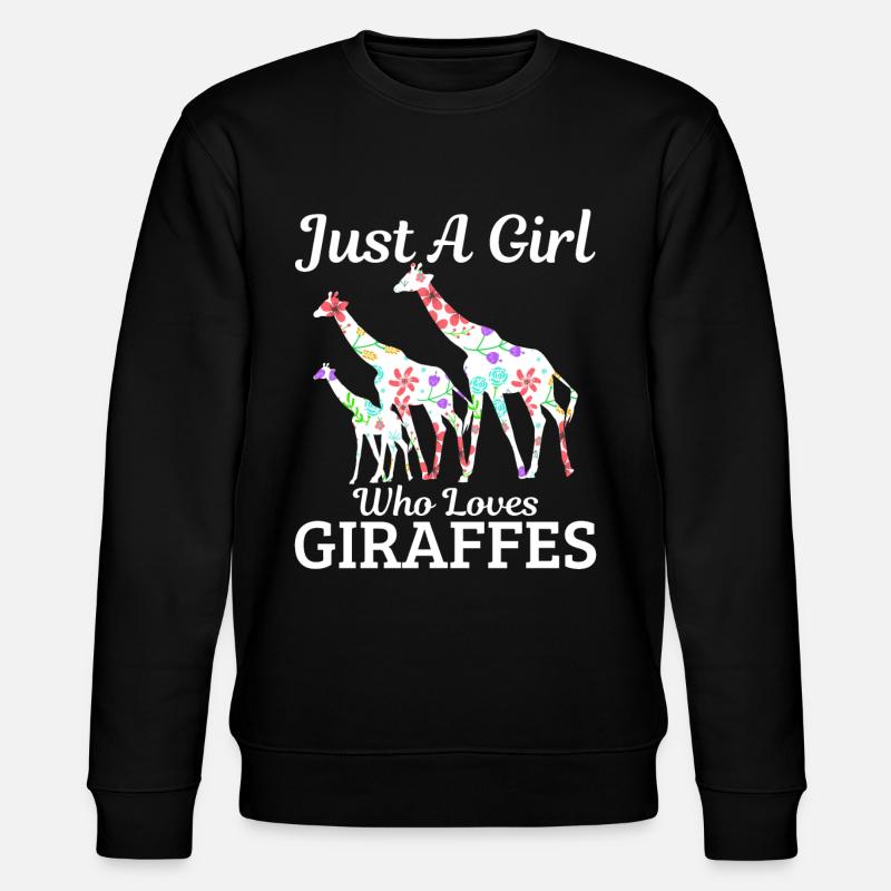 Girafes - Sweat bio CHANGER Stanley/Stella Unisexe - noir