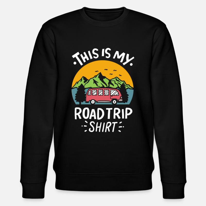 Camping-car Roadtrip - Sweat bio CHANGER Stanley/Stella Unisexe - noir