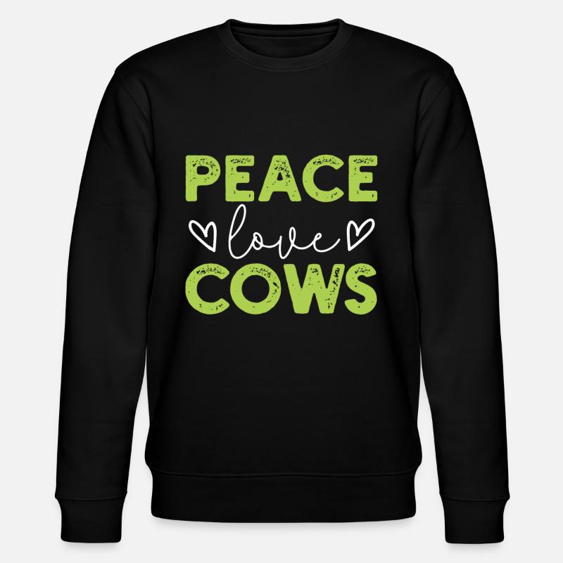 Cow cows - Stanley/Stella CHANGER Unisex Organic Sweatshirt - black