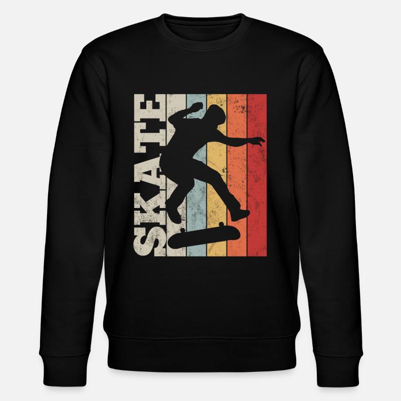 planche à roulette - Sweat bio CHANGER Stanley/Stella Unisexe - noir