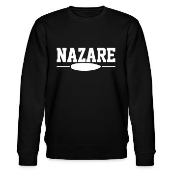 Nazare Portugal - Stanley/Stella Unisex Bio-Sweatshirt CHANGER  - Schwarz - Vorne - Nik (191cm) & Marisol (170cm)