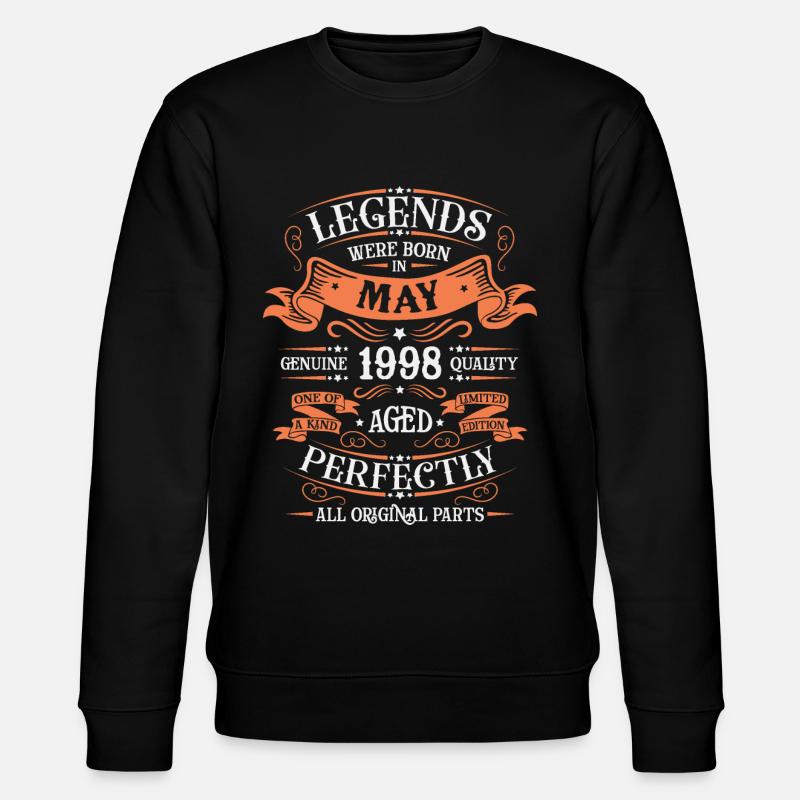 Légendaire mai 1998 - Sweat bio CHANGER Stanley/Stella Unisexe - noir