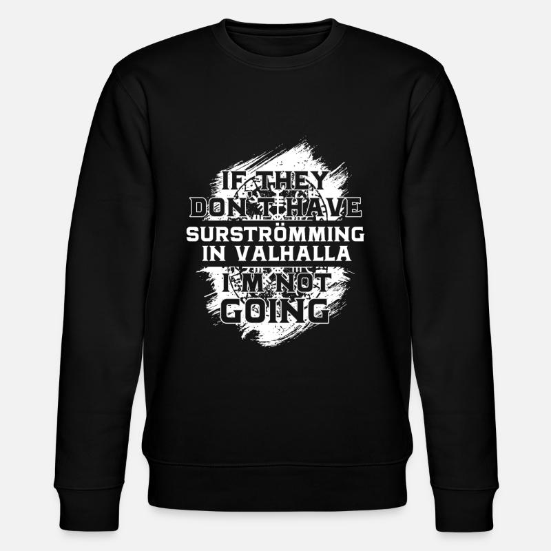Surströming in Valhalla Tshirt - Stanley/Stella CHANGER Unisex Organic Sweatshirt - black