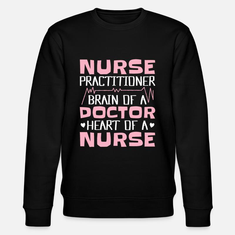 Nurse Practitioner - Stanley/Stella CHANGER Unisex Organic Sweatshirt - black