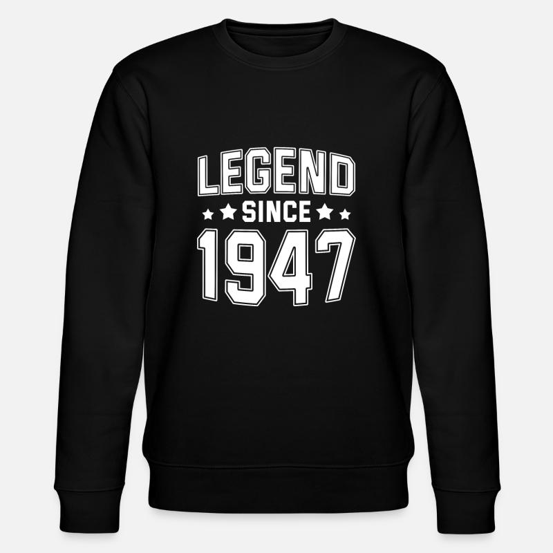 Legend since 1947 - Stanley/Stella CHANGER Unisex Organic Sweatshirt - black