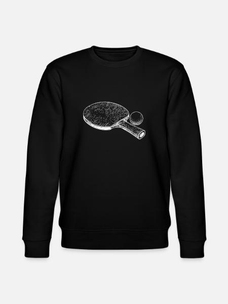 bordtennis - Stanley/Stella økologisk unisex-sweatshirt CHANGER  - sort