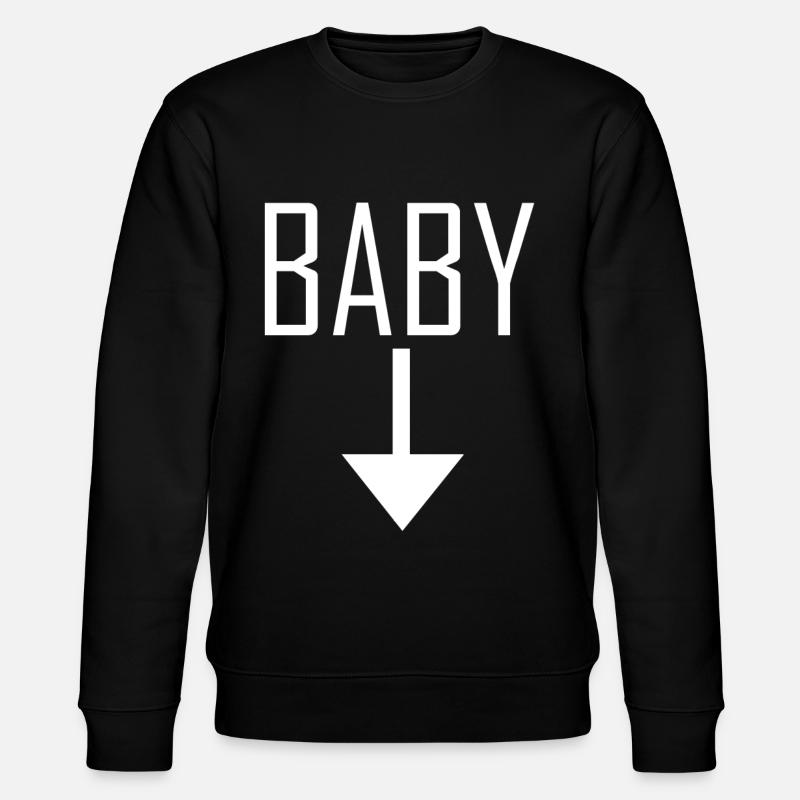 BABY - Stanley/Stella Unisex Bio-Sweatshirt CHANGER  - Schwarz