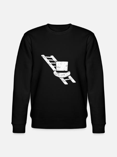 Chimney sweep gift - Stanley/Stella CHANGER Unisex Organic Sweatshirt - black