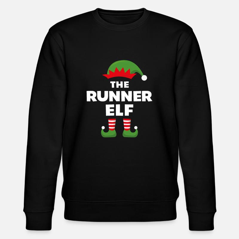 L’Elfe Coureur - Sweat bio CHANGER Stanley/Stella Unisexe - noir