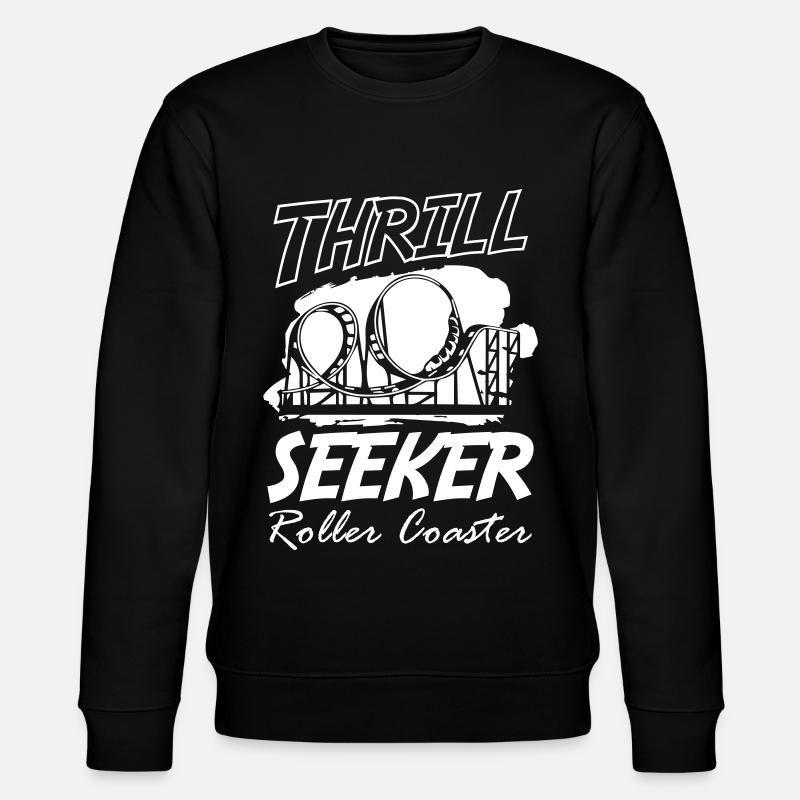 Roller Coaster Thrill Seeker - Stanley/Stella Unisex Bio-Sweatshirt CHANGER  - Schwarz