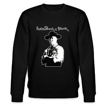 Baden Powell - T-shirt Scout Cadeau Scout - Sweat bio CHANGER Stanley/Stella Unisexe - noir - Devant - Nik (191cm) & Marisol (170cm)