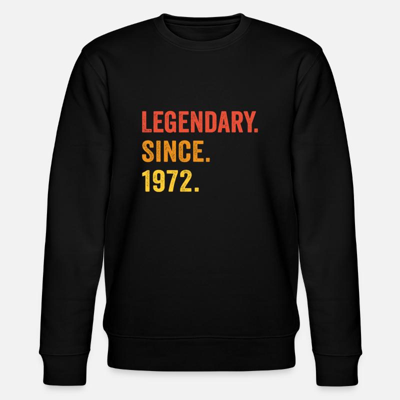 Legendary since 1972 - Sweat bio CHANGER Stanley/Stella Unisexe - noir