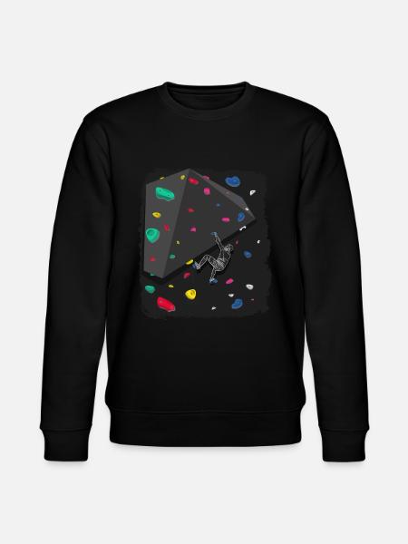 Escalade boulder paroi falaises Bouldern - Sweat bio CHANGER Stanley/Stella Unisexe - noir