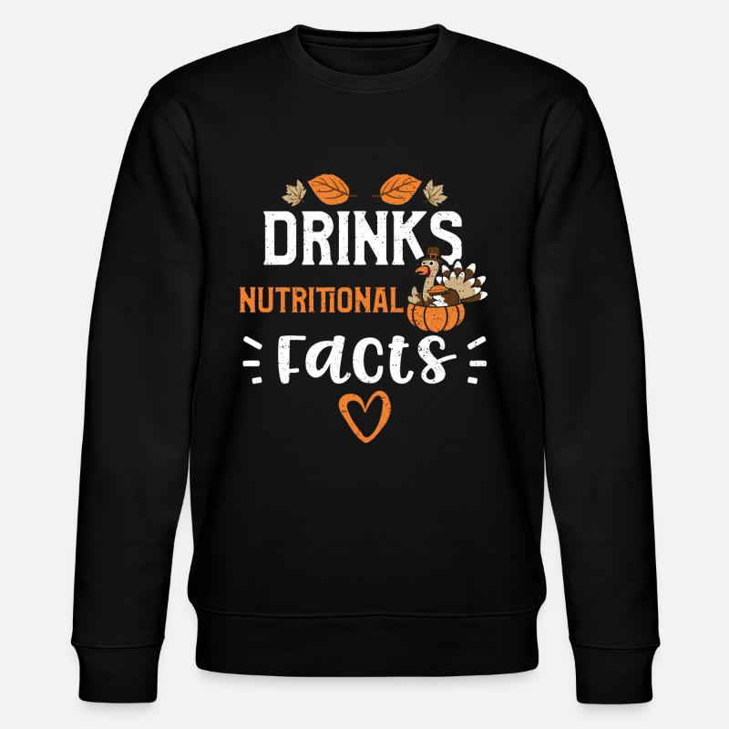 Drinks Nutritional Facts - Stanley/Stella CHANGER Unisex Organic Sweatshirt - black