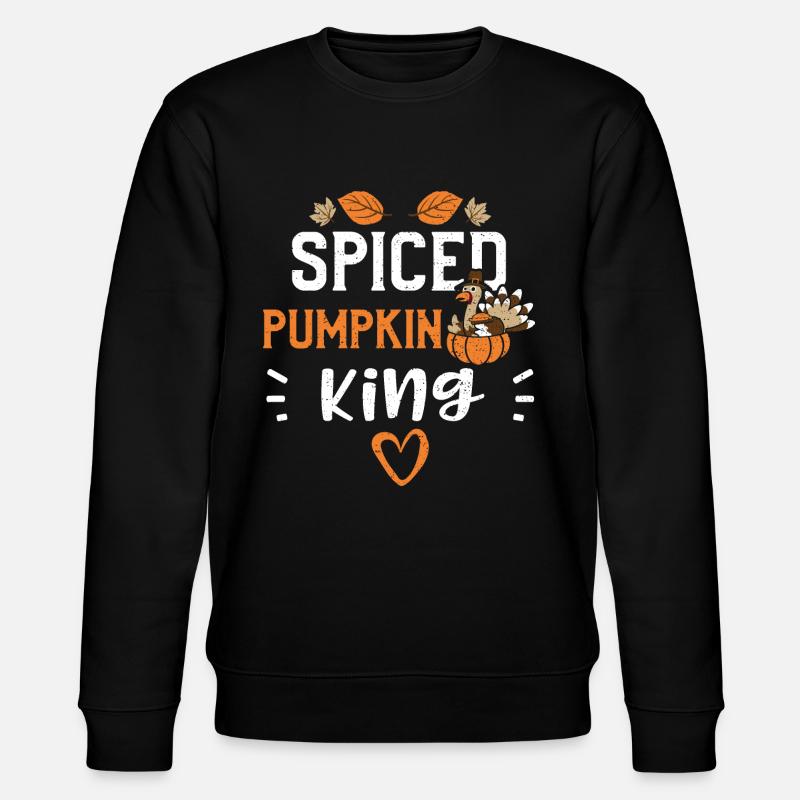 Spiced Pumpkin King - Thanksgiving - Sweat bio CHANGER Stanley/Stella Unisexe - noir