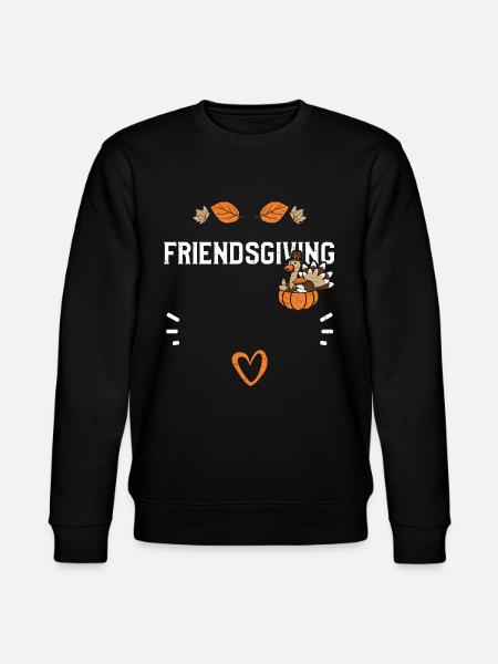 Friendsgiving - Thanksgiving - Stanley/Stella Unisex Bio-Sweatshirt CHANGER - Schwarz