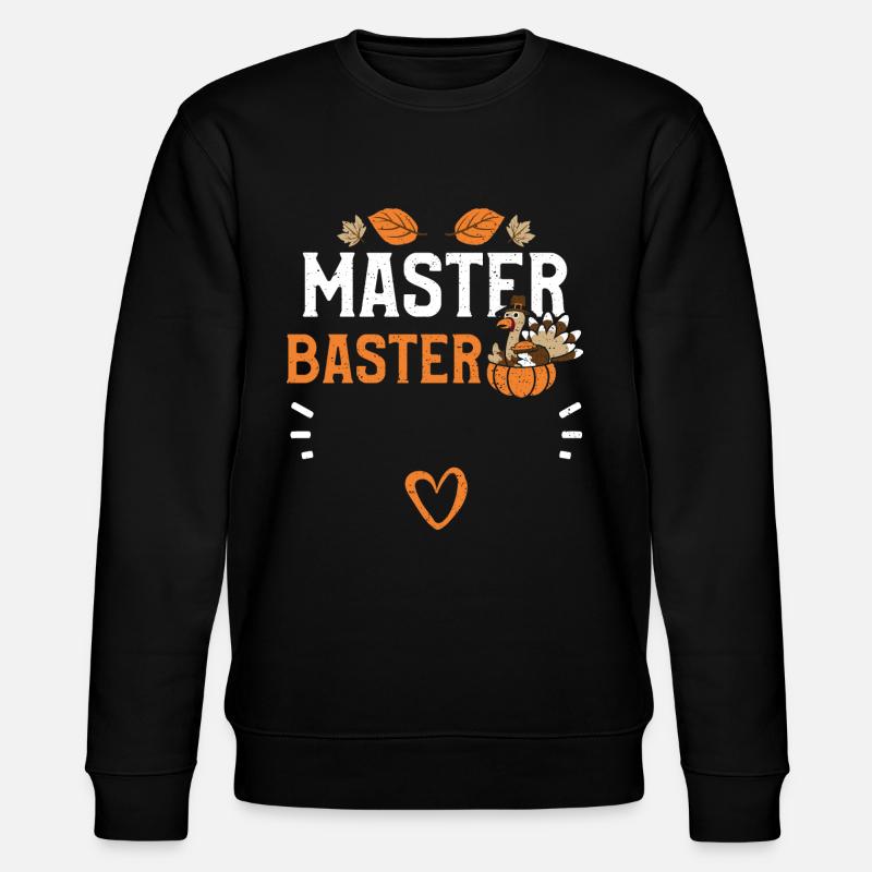 Maître Baster - Action de grâce - Sweat bio CHANGER Stanley/Stella Unisexe - noir