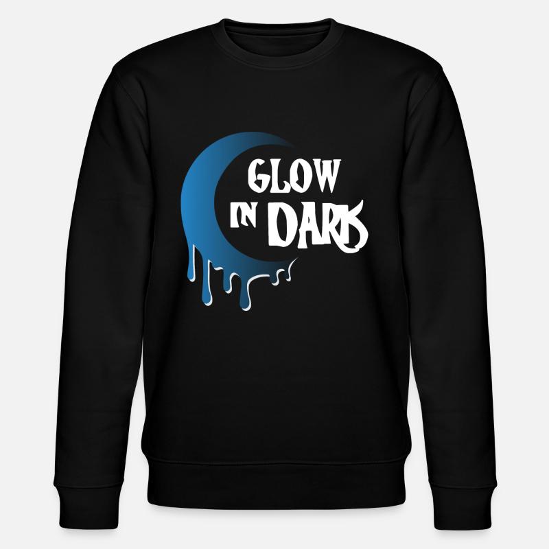 Glow in Dark - Stanley/Stella CHANGER Unisex Organic Sweatshirt - black