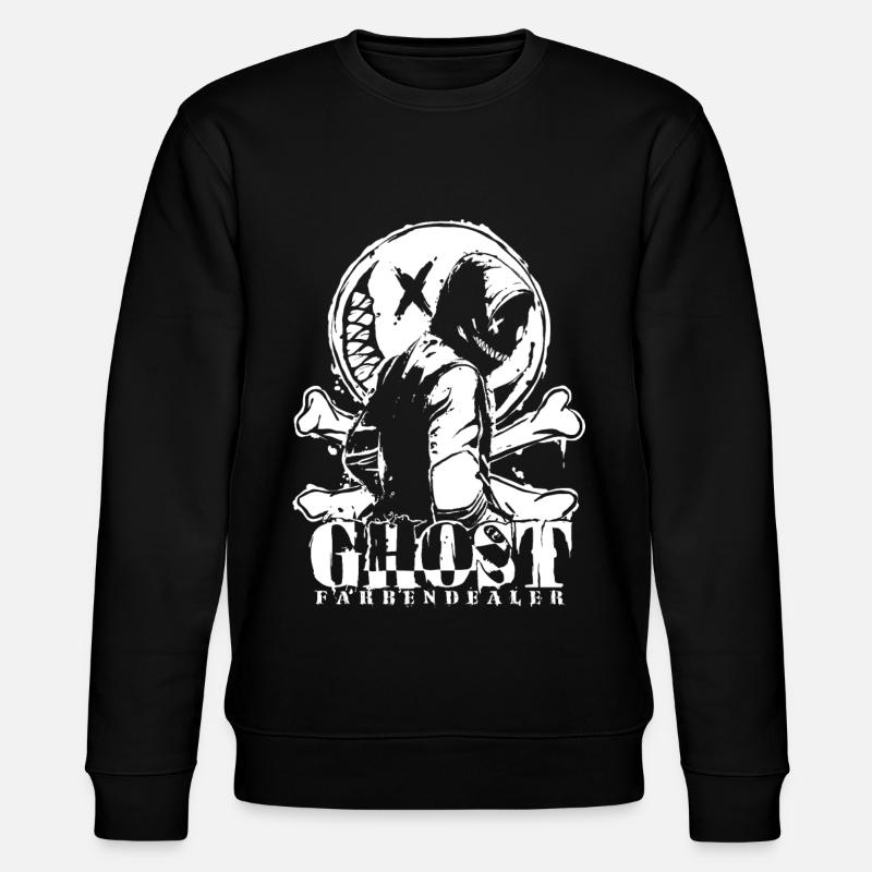 Ghostman blanc - Sweat bio CHANGER Stanley/Stella Unisexe - noir