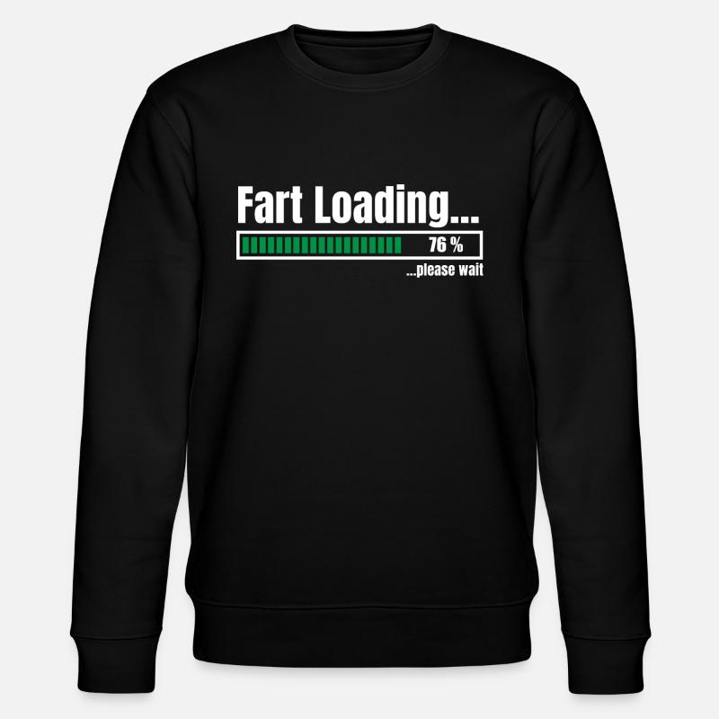 Fart Loading - Stanley/Stella CHANGER Unisex Organic Sweatshirt - black