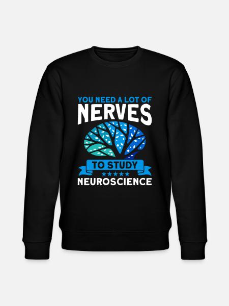 Neurobiology Neuroscientist Gift - Stanley/Stella CHANGER Unisex Organic Sweatshirt - black