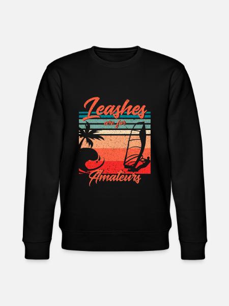 Surfer Windsurfer Windsurfing Surfing Gift - Stanley/Stella CHANGER Unisex Organic Sweatshirt - black