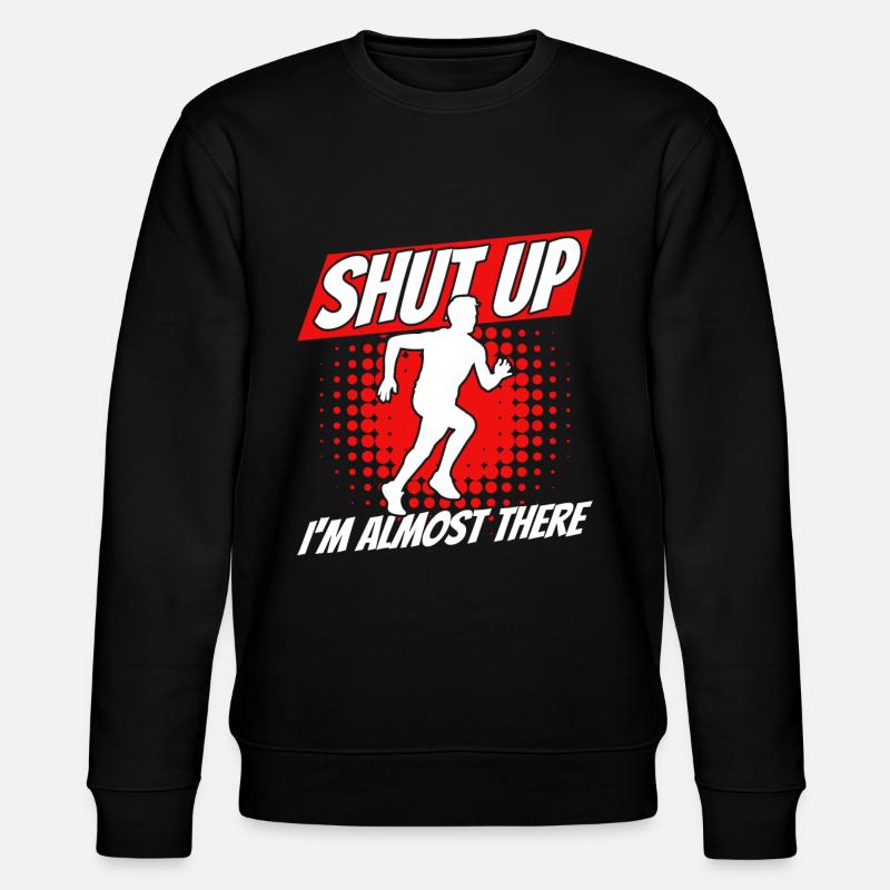 Jogging Running Runner Gift - Stanley/Stella CHANGER Unisex Organic Sweatshirt - black