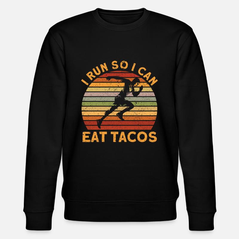 Running Half Marathon Jogging Gift - Stanley/Stella CHANGER Unisex Organic Sweatshirt - black