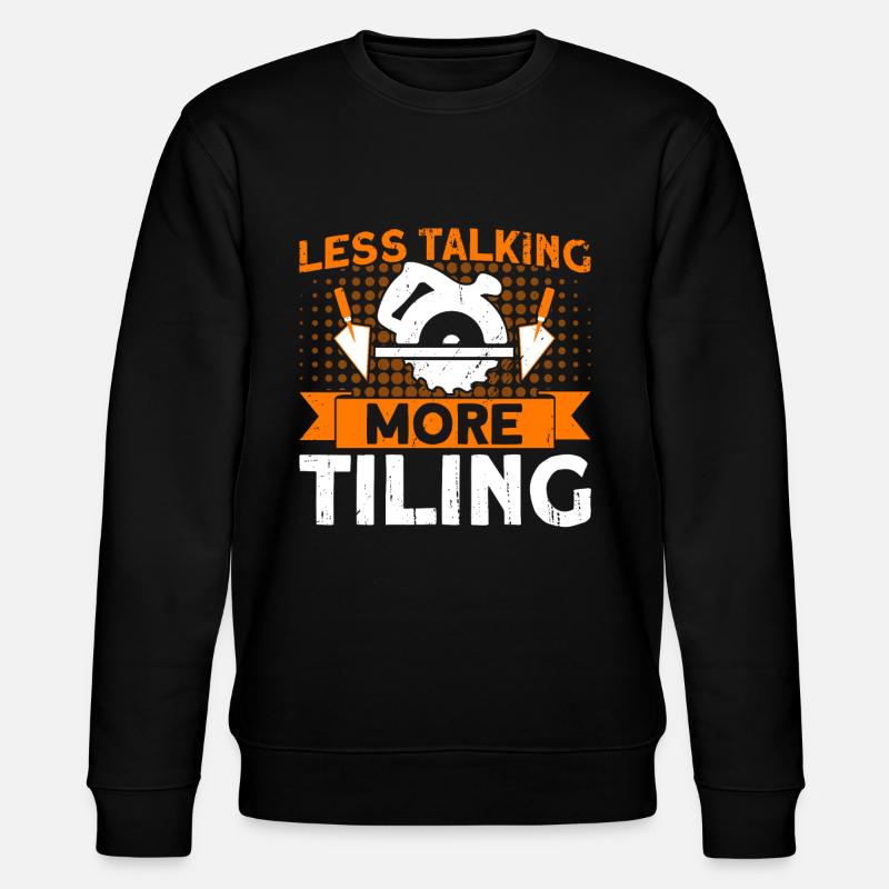 Carrelage Tiler Cadeau d’artisan - Sweat bio CHANGER Stanley/Stella Unisexe - noir