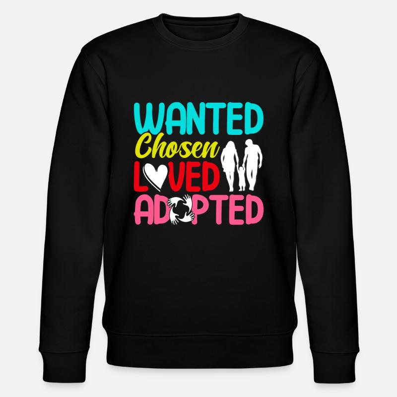Adoption d’enfants Parents adoptifs - Sweat bio CHANGER Stanley/Stella Unisexe - noir
