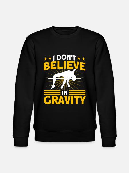 Stabhochsprung Leichtathletik Springen Geschenk - Stanley/Stella Unisex Bio-Sweatshirt CHANGER  - Schwarz