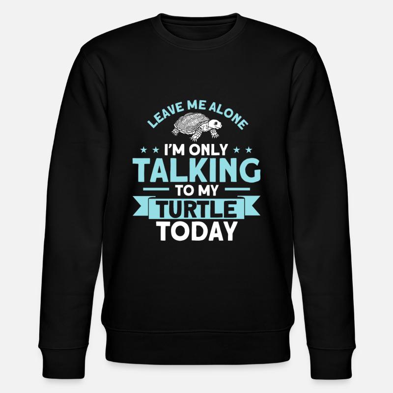Sea turtle Turtle turtles Liebhab - Stanley/Stella CHANGER Unisex Organic Sweatshirt - black