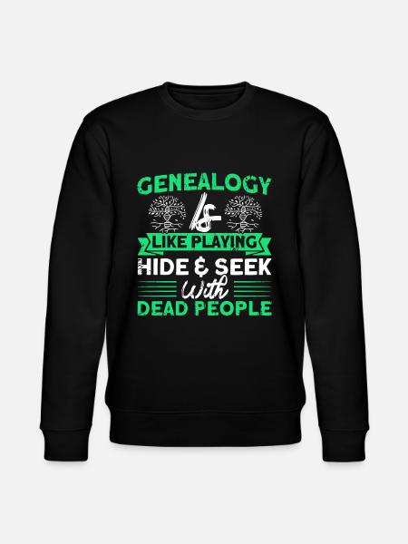 Genealogy Genealogy Genealogist Gift - Stanley/Stella CHANGER Unisex Organic Sweatshirt - black