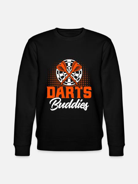 Dartboard Dart Throw Darts Gift - Stanley/Stella CHANGER Unisex Organic Sweatshirt - black
