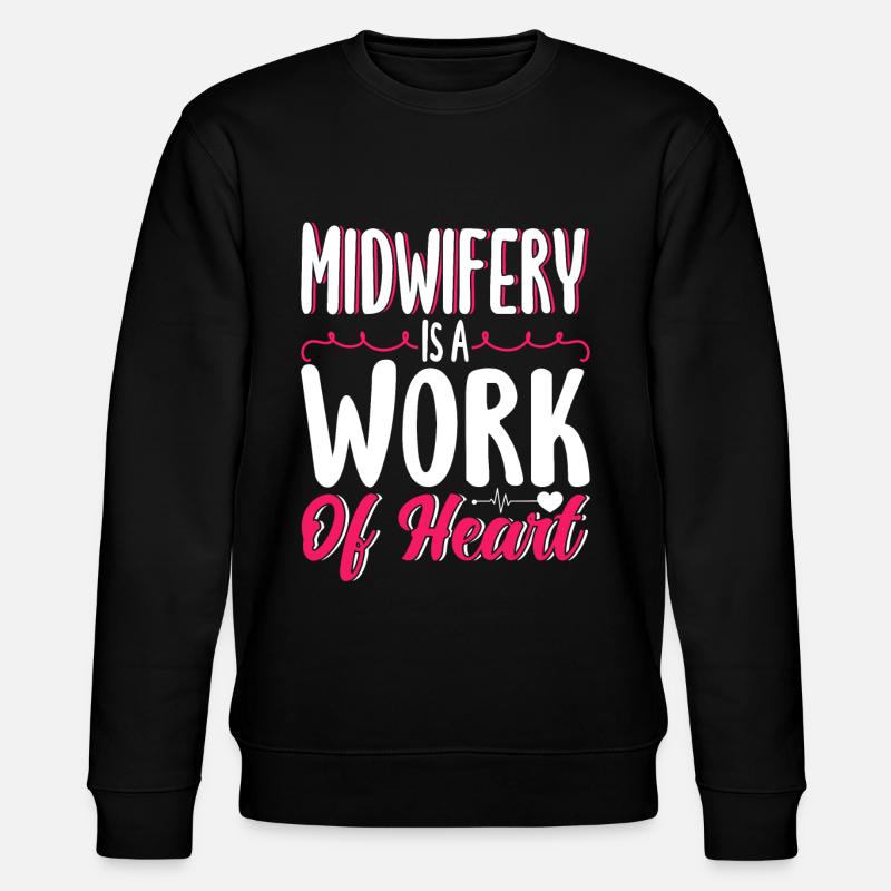 Obstétricien Obstétricien Doula Cadeau - Sweat bio CHANGER Stanley/Stella Unisexe - noir