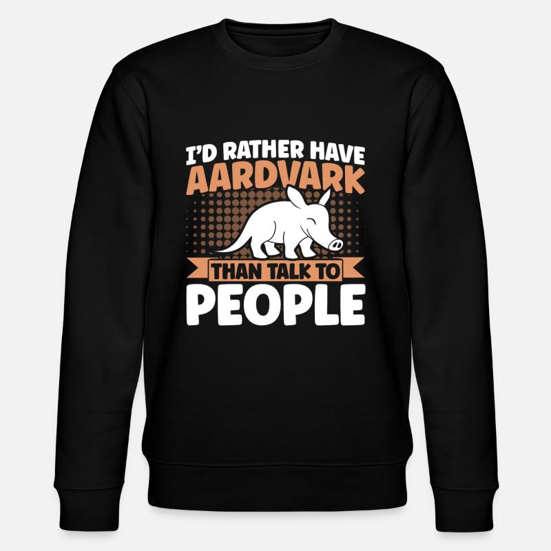 Cher amoureux Aardvark Aardvark Aardvark - Sweat bio CHANGER Stanley/Stella Unisexe - noir