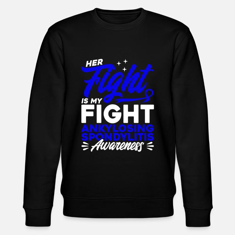 Ankylosing Spondylitis Survival Spondylitis - Stanley/Stella CHANGER Unisex Organic Sweatshirt - black