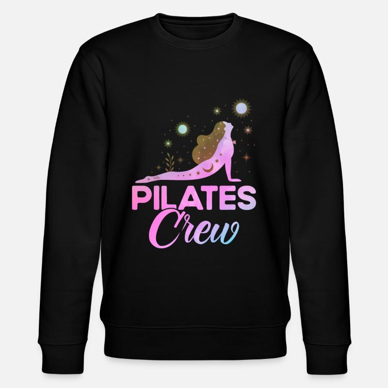 Pilates Pilates Crew Gift - Stanley/Stella CHANGER Unisex Organic Sweatshirt - black