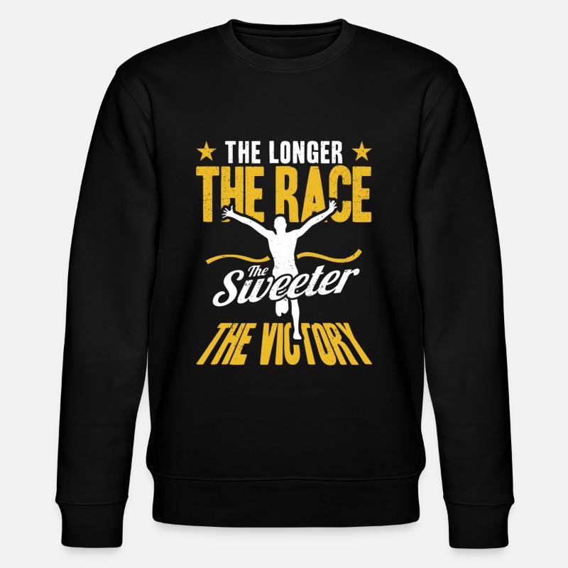 Ultramarathon Trailrunning Marathonläufer Geschenk - Stanley/Stella Unisex Bio-Sweatshirt CHANGER - Schwarz