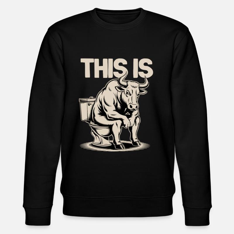 This Is Bullshit - Stanley/Stella CHANGER Unisex Organic Sweatshirt - black