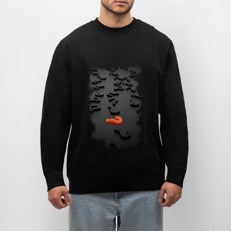 Effet de point d'interrogation de conception 3D Sweat bio CHANGER Stanley/Stella Unisexe