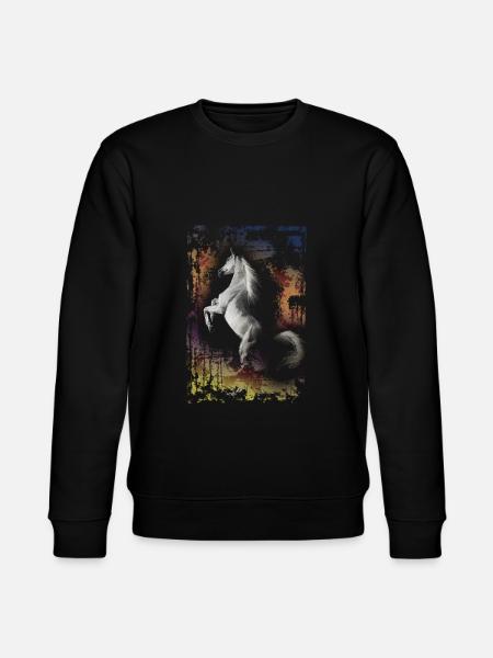 chevaux - Sweat bio CHANGER Stanley/Stella Unisexe - noir