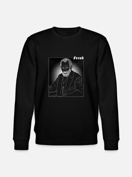 Sigmund Freud, psychoanalysis - Stanley/Stella CHANGER Unisex Organic Sweatshirt - black