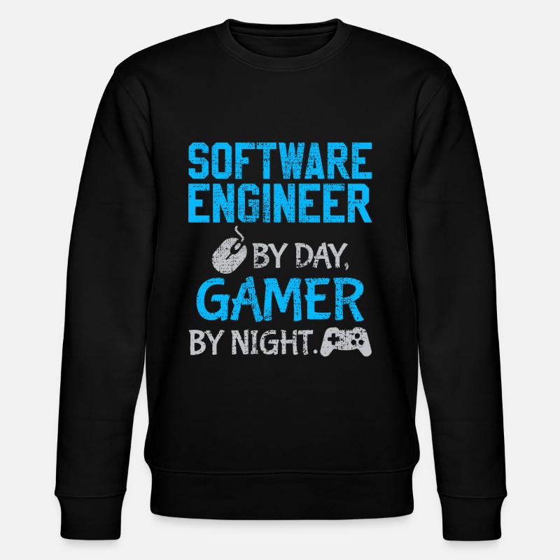 software engineer - Stanley/Stella CHANGER Unisex Organic Sweatshirt - black