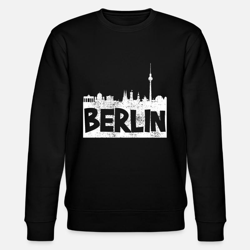 Berlin Berlin Berlin - Stanley/Stella Unisex Bio-Sweatshirt CHANGER  - Schwarz